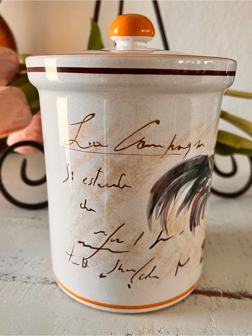 Sur La Table Rooster Lidded Canister – Made in Italy
